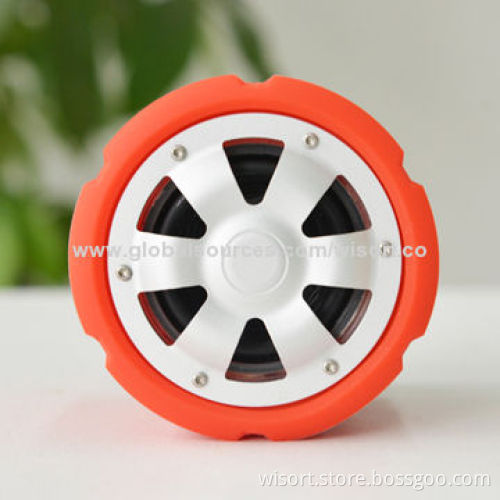 New design car wheel waterproof Bluetooth speaker/can be fixed on wall